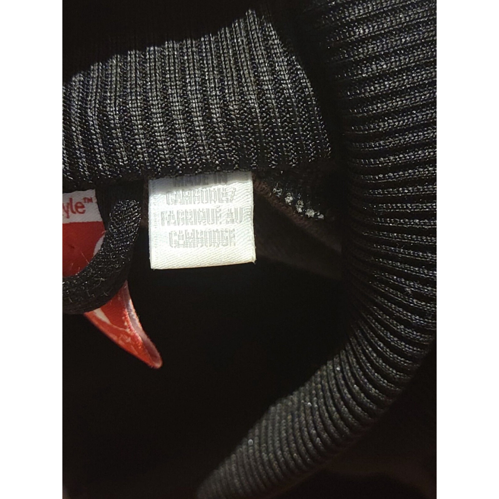 Puma T7 Black Track Jacket Full Zip Gold Foil Branding Front Zipper Pockets Rare - Picture 13 of 16